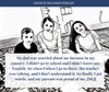 Images of 3 of 4 young siblings from interview + quote from young girl, MQ