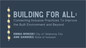 Building For All Session Content